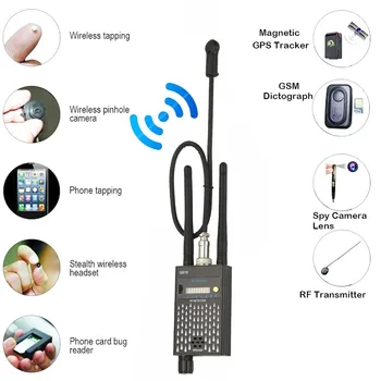 Multi-funkciju Anti WiFi Slēpto Kameru un Bug Detektori GSM GPS Tracker Pret Spiegu Ierīces Singal Atklāt finder Objektīvs RF Meklētājs