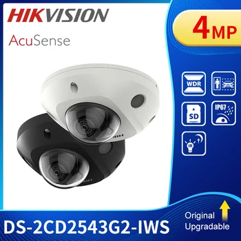 Hikvision Videocamera WIFI 4MP AcuSense POE Videonovērošanas Kameras, Bezvadu divvirzienu Sarunu DS-2CD2543G2-IWS Aizstāt DS-2CD2543G0-IWS
