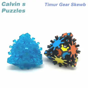 Timur Rīku Skewb Magic Cube Ice Blue Limited Edition Calvin ir Mīklas Neo Ātrums Twisty Puzzle Izglītības Rotaļlietas, prāta Spēles