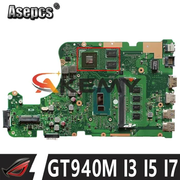 X555LB GT940M I3 I5 I7 4 5 PROCESORU, 4 gb RAM Portatīvo datoru Mātesplati par ASUS X555LJ X555L X555LDB X555LF X555LN Grāmatiņa Mainboard