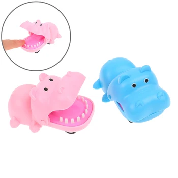 1GB Hippo Zobu Nokošana Pirkstu Rotaļu Spēles Shark Nokošana Pirkstu Zobārsts Spēles, Smieklīgi Rotaļlietas Bērniem, Pieaugušajiem, Dekompresijas Rotaļlietas