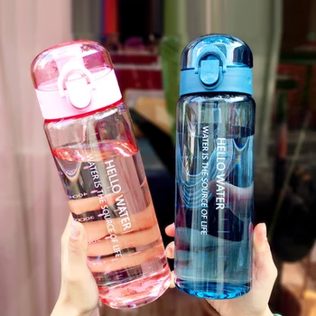 780ml Ūdens pudeli sporta Pārredzamu kauss Meitene Tējas Krūze Tūrisma inventārs Virtuves Rīki