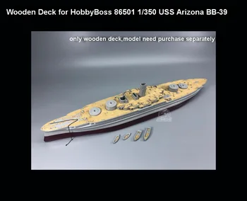CY350046 1/350 Skalas, Koka Klāja, lai HobbyBoss 86501 USS Arizona BB-39 1941 Kuģa Modelis Salikt