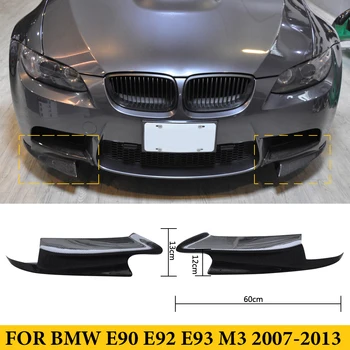 BMW E90, E92 E93 M3 3. Sērijas 2007. - 2013. Gadam Oglekļa Šķiedras Priekšējo Buferi Sadalītāji Carnards Auto Tuning