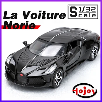 Mērogā 1/32 Bugatti La Voiture Noire Metāla Lējumiem Sakausējuma Automašīnas Modeli, Rotaļu Automašīnas Zēniem Bērnu Bērnu Rotaļlietu Transportlīdzekļa Hobiji Kolekcija