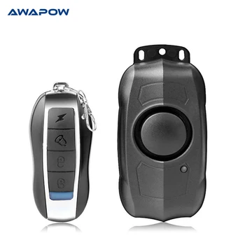Awapow USB Uzlādes Velosipēdu Vibrācijas Signāls Tālvadības pults, Drošības Sistēmas Motorollera Signalizācijas Motociklu pretaizdzīšanas Velosipēdu Signalizācijas