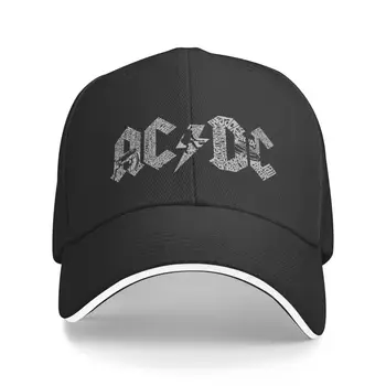 Personalizētu AC DC Albumi ir Rock Roll Beisbola cepure Āra Sieviešu, Vīriešu Regulējams Smagā Metāla Grupa Mūzikas Tētis Cepuru Rudens