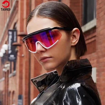Sieviete moderns modes sporta saulesbrilles Eiropā un Amerikā, riteņbraukšana aizsargātu ieplests āra vīrietis izjādes pārgājienā anti vēja brilles TAORED