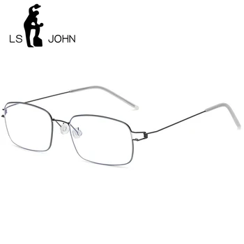 LS JOHN ZĪMOLU Laukumā Lasīšanas Brilles Vīrieši Sievietes Ultravieglajiem Bezskrūvju Anti Blue Ray Recepšu Presbyopic Briļļu +1.0 līdz +4.0