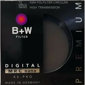 B+W CPL 67 mm KSM Digitālo XS-PRO MRC Nano Dūmaka Filtrs Polarizatoru/Polarizācijas CIR-PL Multicoat Aizsargcimdus SLR Kameru Objektīvs