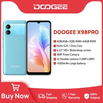 DOOGEE X98 Pro Viedtālrunis 6.52