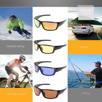 Brilles Zvejas Riteņbraukšana Polarizētās Āra Saulesbrilles Sporta Brilles UV400 Vīriešiem