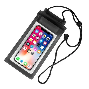3-slāņu Ūdensnecaurlaidīgs Maisiņš Mobilo Telefonu Ūdensnecaurlaidīga Soma, IPhone, Huawei, Samsung Noslēgtā Mobilo Tālruni Gadījumā, ja ar Touch Darbība