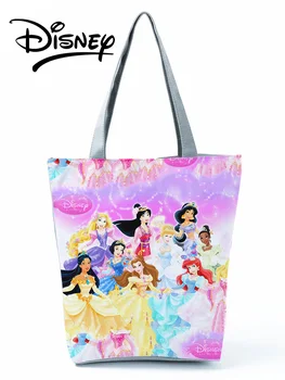 Disney Princess Somas Modes Karikatūra Meitene Pleca Soma lielas Jaudas Sieviešu Iepirkšanās Soma Ceļojumu Pludmales Soma Pielāgoto Modeli