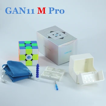 GAN 11 M DUO GAN 11 M Pro Magnetic 3x3x3 Ātrums cube Profesionālās GAN 3x3 Magic Cube GAN 11 M Pro Puzzle Matēta Stickerless