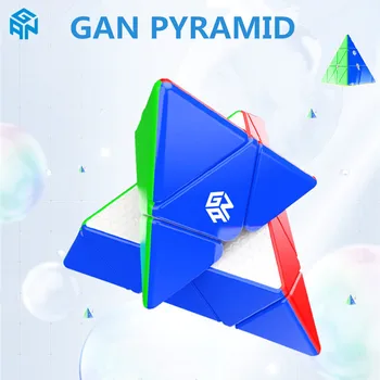 [ECube] GAN Piramīdas Magnētisko Burvju Ātrums Cube Uzlīmes Profesionālās Puzzle Rotaļlietas Bērnu Dāvanas GAN Pyraminx