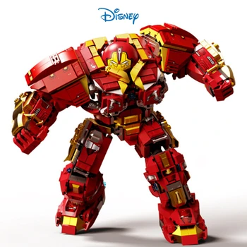 Disney 1529PCS Brīnumiem Avengers MK44 Hulkbuster Mecha Bruņas Varoņi Dzelzs Vīrs Pontons Skaitļi Celtniecības Bloks, Ķieģeļi Zēns Mazulis Dāvanu Rotaļlietas