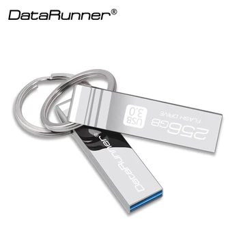 DataRunner USB 3.0 Flash Drive, Atslēgu piekariņi Pen Drive 16GB 32GB 64GB, 128GB Pendrives ātrgaitas USB 3.0 Atmiņas karte memory Stick