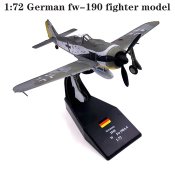 1:72 vācu fw-190 cīnītājs modelis Sakausējuma collection modelis
