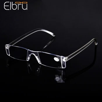 Elbru Integrāli Bezrāmju Lasīšanas Brilles Vīrieši Sievietes Ultravieglajiem Sveķu Palielināmo Briļļu Portatīvo Presbyopic Brilles +1.0 +4.0