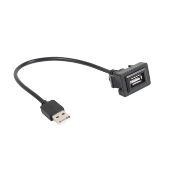 Auto Dash Flush Mount USB pagarinātāja Vads Stingriem Kvalitātes Standartiem Lielisku Plastmasas Adapteri 