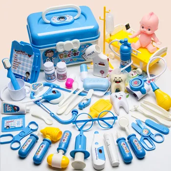 Bērniem Izlikties, Spēlēt Ārsts Rotaļlietu Komplekts Simulācijas Medicīnas Iekārtas Stethoscope Bērniem Spēlēt Uzglabāšanas Kaste Dāvana Bērnam