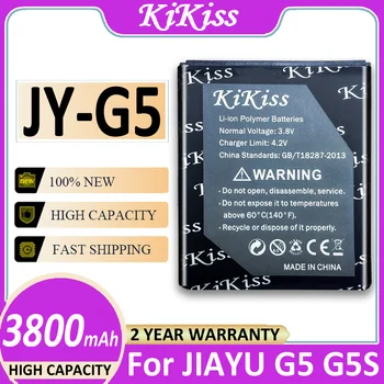Sākotnējā KiKiss Akumulatora JY-G5 JYG5 3800mAh JIAYU G5 G5S (Plānas Versija ) Bateria
