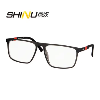 SHINU Vīriešu lasīšanas brilles Pakāpeniski lasīšanas brilles Recepšu brilles mīnus dioptriju brilles, lupas acetāta rāmis