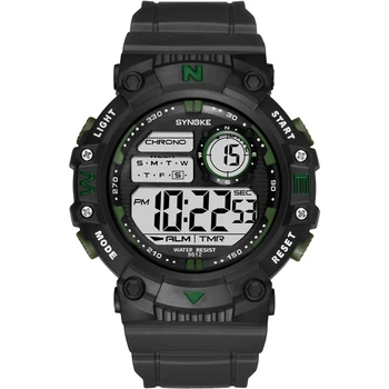 Karstā Pārdošanas Modes Ūdensizturīgs Skatīties Uz Vīriešiem LCD Chronograph Elektronisko Sporta Digitālo Rokas pulksteni relojes digitales para hombre