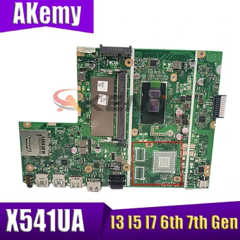 X541UA X541UAK Klēpjdators mātesplatē I3 I5 I7, 6th Gen 7 Gen CPU Par Asus X541UJ X541UV X541UVK X541UQ X541U grāmatiņa mainboard