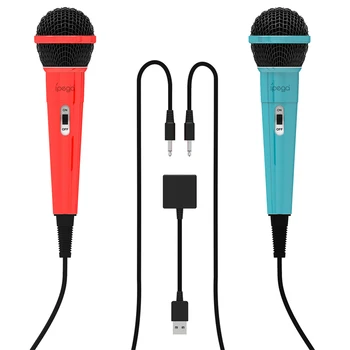 Dziedāšana Mikrofons Spēļu Ierīču Vadu Mikrofoni Rokas par PS4/PS5/Switch/XBox Spēļu Konsole Rokgrupa Let ' s Sing