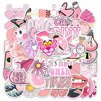 10/50GAB Pink Panther Gudrs Kawaii Uzlīmes Vintage Par Dāvanu DIY Grāmatiņa Bagāžas Motociklu Klēpjdatoru Ledusskapis Uzlīmes Grafiti