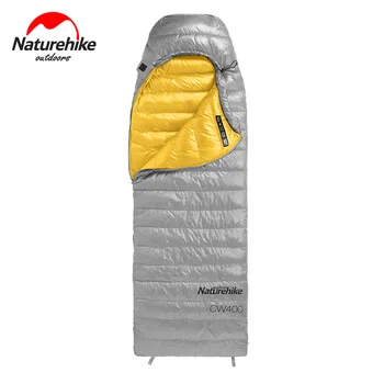 Naturehike Zoss dūnu guļammaiss CW400 Ūdensizturīgs guļammaisi Aploksnē Backpacking Ceļojumā, Pārgājieni, Kempings guļammaiss