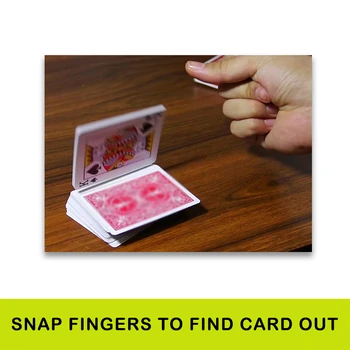 Atrast Karti ar Snapping Pirkstiem vai Pūš Burvju Triki Trieciens Mednieks Spēcīgu Burvju Butaforijas Viegli Dara, Ilūzijām, Trikiem