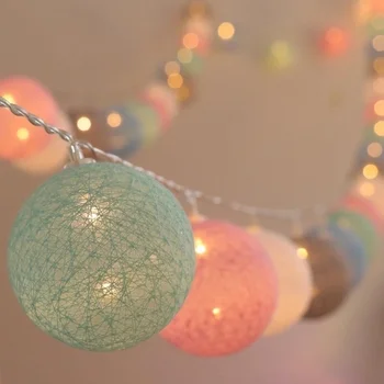 40 LED Bumbu Vainags String Gaismas Ziemassvētku Pasaku Apgaismojums Virknes, kas Āra Atpūtas Kāzu Ziemsvētki Puse Mājas Apdare