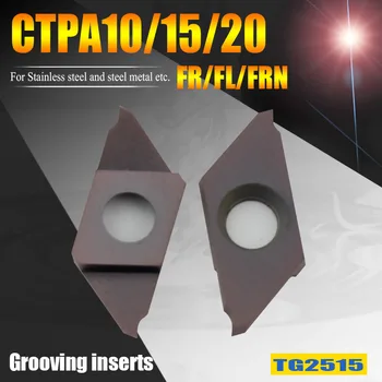 CTP CTPA 10/15/20 FR FL ARN virpas, virpošanas instrumenti, karbīda ieliktņiem, CNC virpas gropējums kuteris ievieto metāla nerūsējošā tērauda