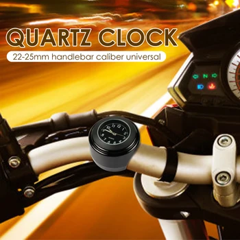 22-25mm Multi-funkcionālo Dia Motocikla Stūres Kronšteinu Pulkstenis Izturīgs, Praktisks Classic Ūdensizturīgs, Gaismas Kvarca Skatīties
