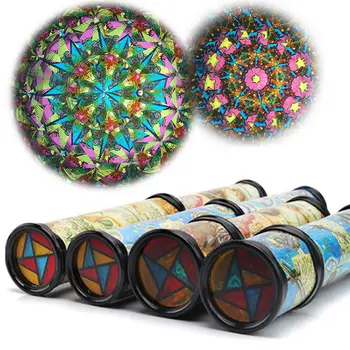 Jaunas Mērogojama Rotācijas Kaleidoskops Burvju Changeful Regulējams Iedomātā Krāsainu Pasauli, Rotaļlietas, Bērnu Autisms Puzzle Rotaļlieta 21cm/30cm