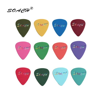 SOACH 10pcs 3 veidu biezums jaunu zīmolu ģitāra cērtes bass Dzidri krāsu attēlu kvalitātes drukas paņemt Ģitāru piederumi