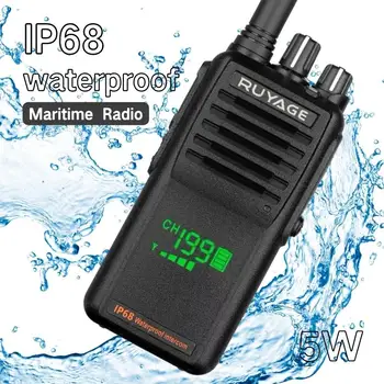 Ruyage T30 Jūras VHF Walkie Talkie Ūdensizturīgs Profesionāla plaša Amatieru Radio Stacijas IP68 Zvejas Kajaks divvirzienu Radio