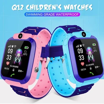 Bērnu Smart Watch SOS Tālruni, Skatīties Smartwatch Bērniem Ar Sim Kartes Foto Ūdensizturīgs IP67 Bērniem Dāvanu IOS Android