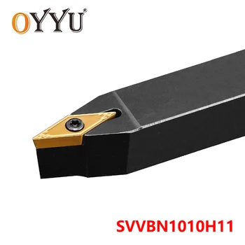 OYYU SVVBN1010H11 SVVBN1010 SVVBN 1010 Ārējās Virpošanas Instrumentu Turētāja Virpas, Frēzes CNC, Griešana Kāta izmantot Cabide Ievieto VBMT11