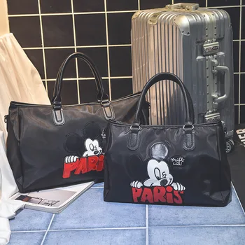 Disney Mickey mouse ūdensizturīgs karikatūra soma pleca studenta soma bagāžas dāmu soma, roku ceļojumu Iekāpšanas lielo paketi, somas