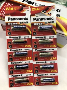 10pcs/daudz Jaunu Oriģinālu Panasonic 23A 23A 12V Ultra Alkaline Bateriju/Modinātājs Baterijas A23