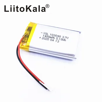 XSL 3,7 V 103048 1400mAh, atkārtoti Uzlādējams Litija Li-polimēra Bateriju Nomaiņa Akumulatora DIY Akumulatoru MP3 MP4 DVD Skaļruni Fotokameras