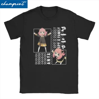 Vīrieši Sievietes Aņa Kalējs, T Krekls Spiegu X Ģimenes Anime 100% Kokvilnas Apģērbu Atdzist Īsām Piedurknēm O Kakla Tee Kreklu Dāvana T-Krekli