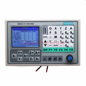 Offline CNC kontrolieris 50KHZ CNC 4 Ass Starplaikos Padome Griešanai Kontroles Sistēmu, Gravēšana Mašīna Kontroles SMC4-4-16A16B SHAOGECNC