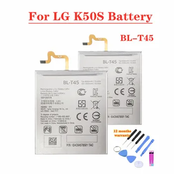 Augstas Kvalitātes 4000mAh BLT45 BL-T45 Akumulatoru LG K50S 2019 LMX540HM X540 X540EMW BL T45 Tālruņa Akumulatora Bateria + Instrumenti Noliktavā