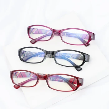 Augstas izšķirtspējas Ultravieglajiem PC Rāmis Locīšanas Lasīšanas Brilles vecuma tālredzība Brilles Anti-UV Zils Stariem, Plakans Spogulis Brilles