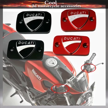 Par Ducati MONSTER 900 750 821 797 Scrambler 400 800 Motocikla Priekšējā sajūgs, Bremžu Eļļas Šķidrumu, Cilindru Eļļas Rezervuāra Vāks Vāciņš
